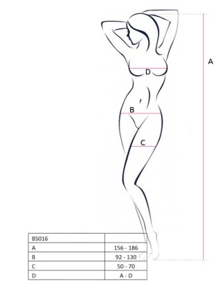 Bodystocking white Bs024-3